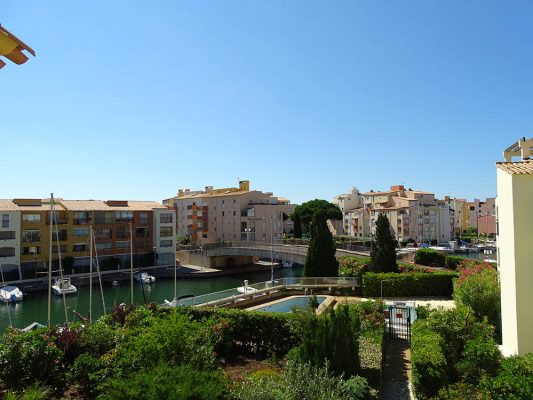 Location vacances au Cap d'Agde : Appartement Cap d’Agde référence 305 : vue sur le port