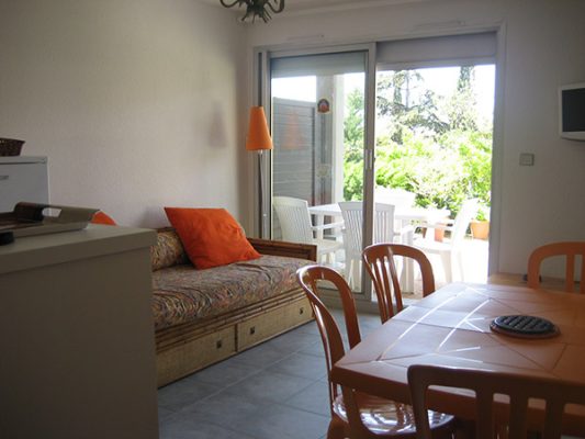 Location vacance au Cap d'Agde : appartement au Cap d'Agde référence 2 : séjour