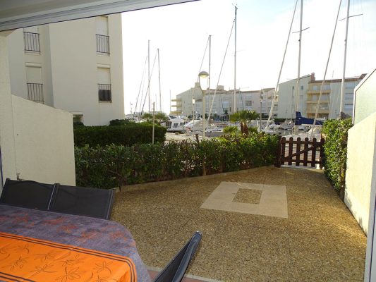 Location vacances au Cap d'Agde : Appartement Cap d’Agde référence 250 : vue sur le port