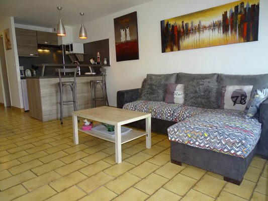 Location vacances au Cap d'Agde : Appartement Cap d’Agde référence 250 : séjour