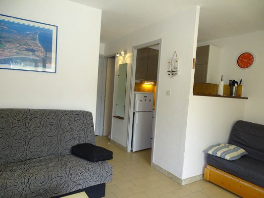 Location vacances au Cap d'Agde : Appartement Cap d’Agde référence 313 : séjour