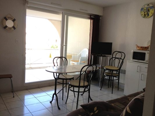 Location vacances au Cap d'Agde : Appartement Cap d’Agde référence 402 : séjour