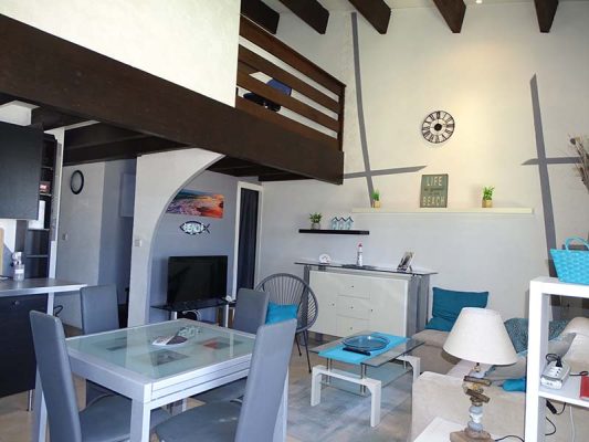 Location vacances au Cap d'Agde : Appartement Cap d’Agde référence 43 : séjour