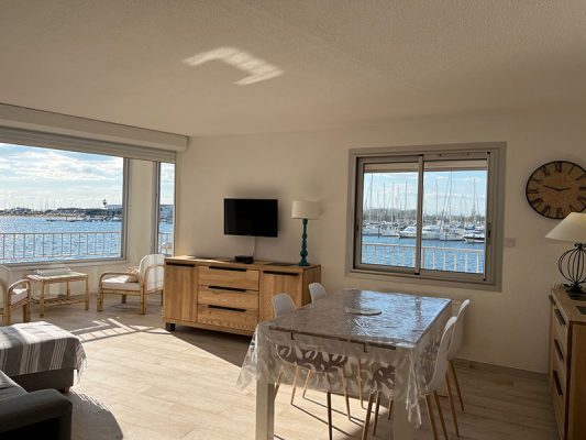 Location vacances au Cap d'Agde : Appartement Cap d’Agde référence 5 : séjour