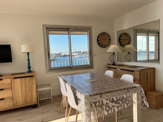 Location vacances au Cap d'Agde : Appartement Cap d’Agde référence 5 : séjour