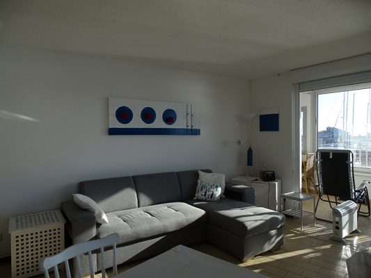 Location vacances au Cap d'Agde : Appartement Cap d’Agde référence 5 : séjour