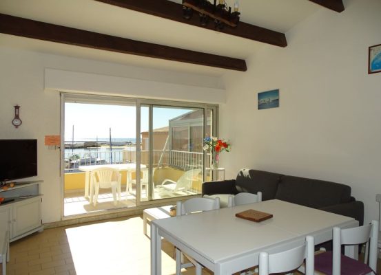 Location vacances au Cap d'Agde : Appartement Cap d’Agde référence 81 : séjour